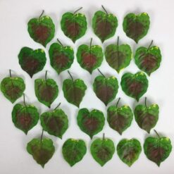 Efterårsblade i grønmeleret