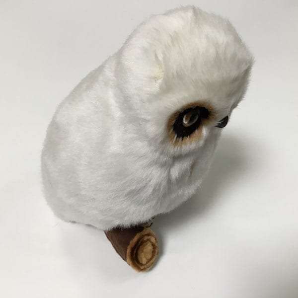 Stor dekorativ hvid ugle - Billede 3