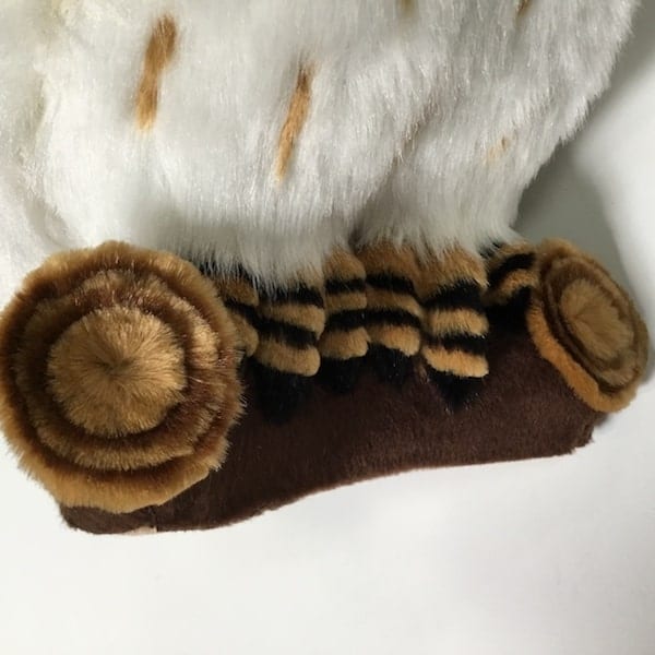 Stor dekorativ hvid ugle - Billede 4