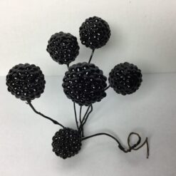 Sorte brombær på tråd