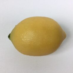 Kunstig naturtro gul citron