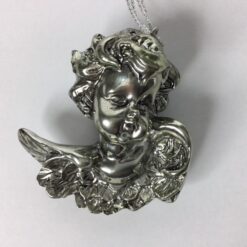 Sølv engle med vinger