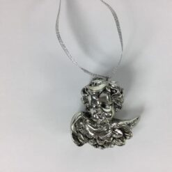 Alternative view of Smuk sølv engle hoved