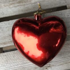 Alternative view of Stort hjerte blank rød