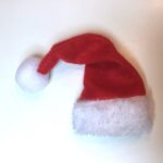 Rød dekorativ mini nissehue