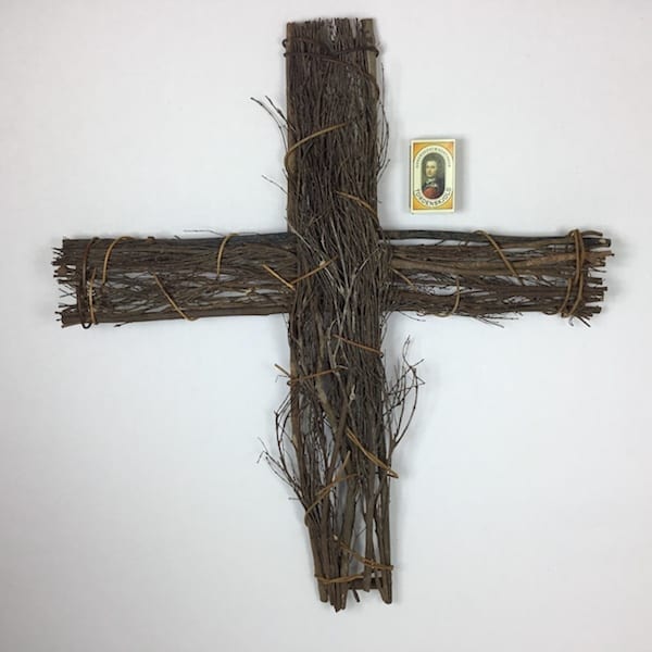 Kors i natur grene - Billede 2