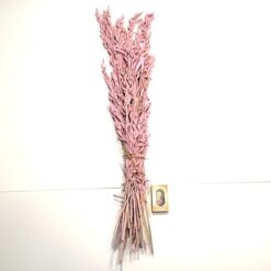 Alternative view of Lyserød tørrede havre buket