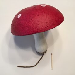 Alternative view of Rød dekorativ kæmpe paddehat