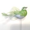 Lille dekorativ lysegrøn fugl
