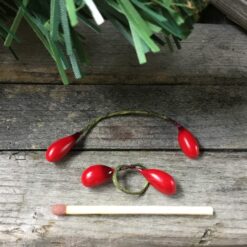 Alternative view of Røde ilexbær på snor