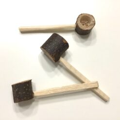 Dekorativ træpibe i mini-format