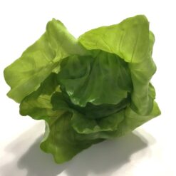 Kunstig grønt naturtro salathoved
