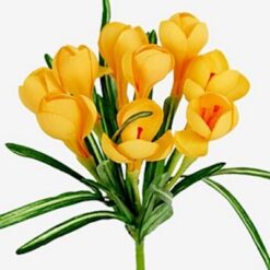 Orange gul krokus buket