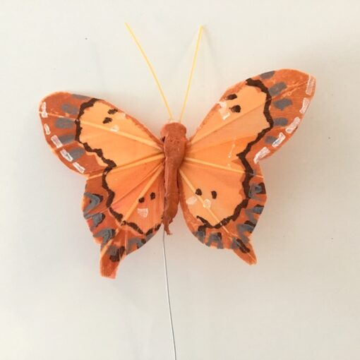 Lille orange dekorativ sommerfugl