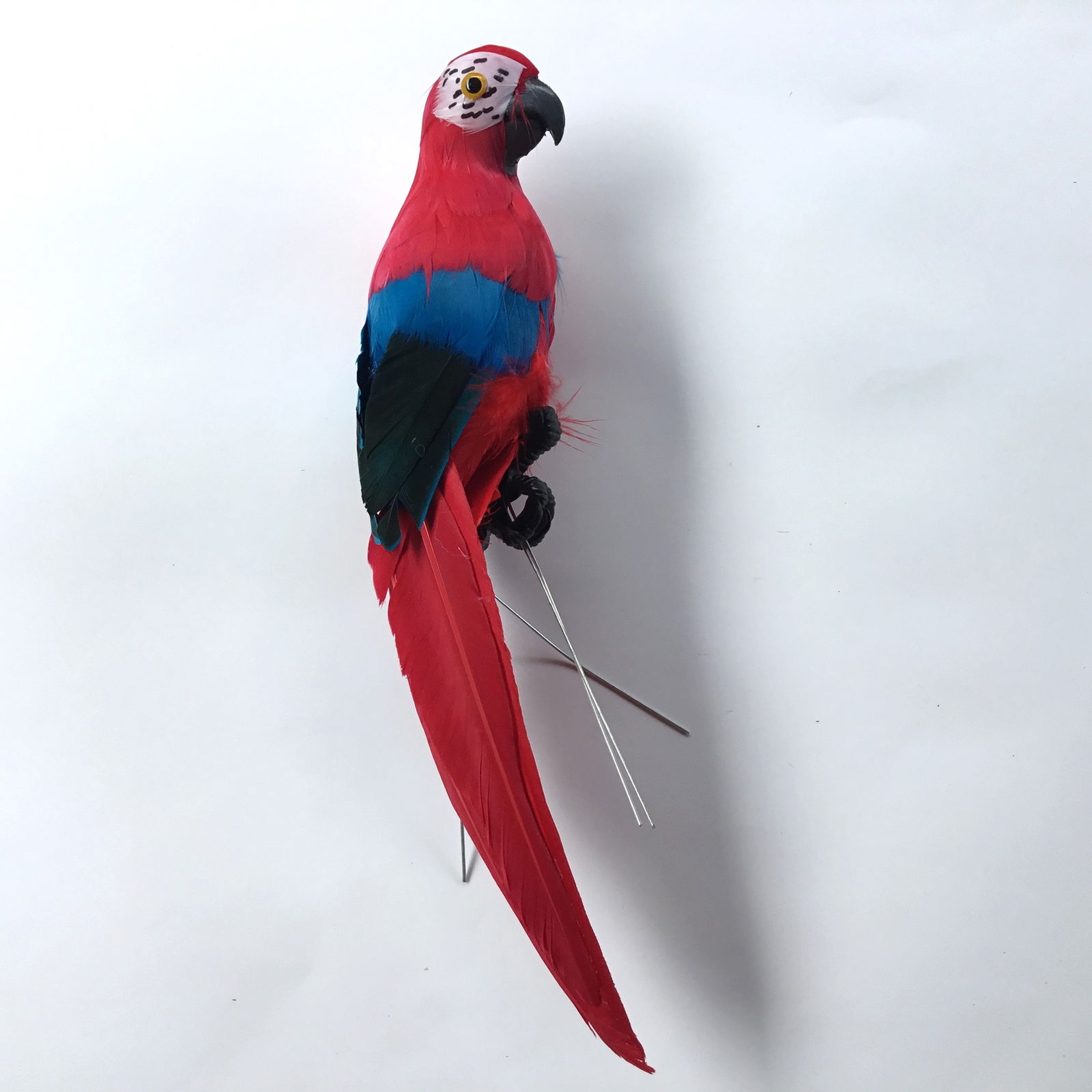 Stor papegøje i rød farve - Billede 7