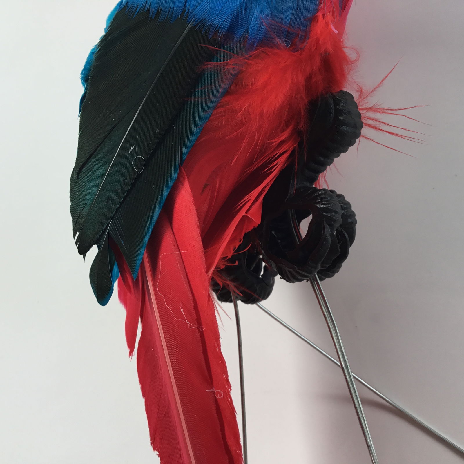 Stor papegøje i rød farve - Billede 4