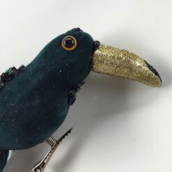 Alternative view of Kunstig Turan petrol farvet