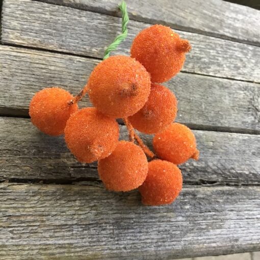 Orange bær kugler