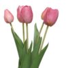 Kunstige pink tulipaner