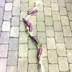 Alternative view of Kunstig dekorativ aubergine ranke