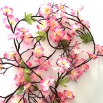 Dekorativ forårsranke i rosa