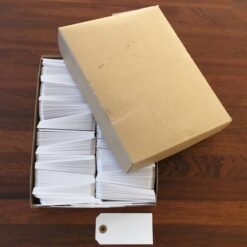 Kasse manillamærker i hvide