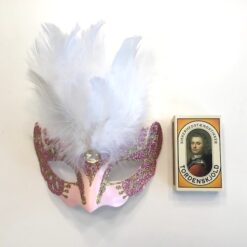 Alternative view of Dekorativ lille rosa maske