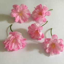 Rosa blomstergrene 5stk samlet