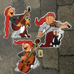 Alternative view of Brammingnisser med hund & kat