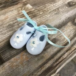 Baby porcelænssko i lysblå