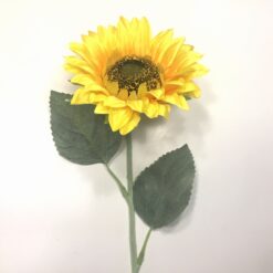 Stor høj gul solsikke