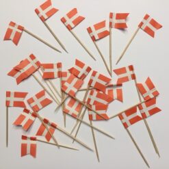 Mini flag på træpind