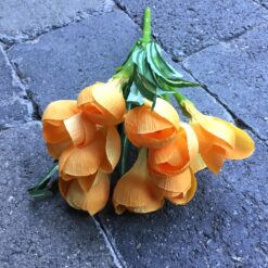 Alternative view of Orange gul krokus buket