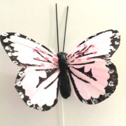 Lille baby rosa sommerfugl