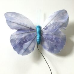 Lavendelblå smuk stor sommerfugl