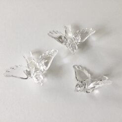 Små fugle i klar plast 