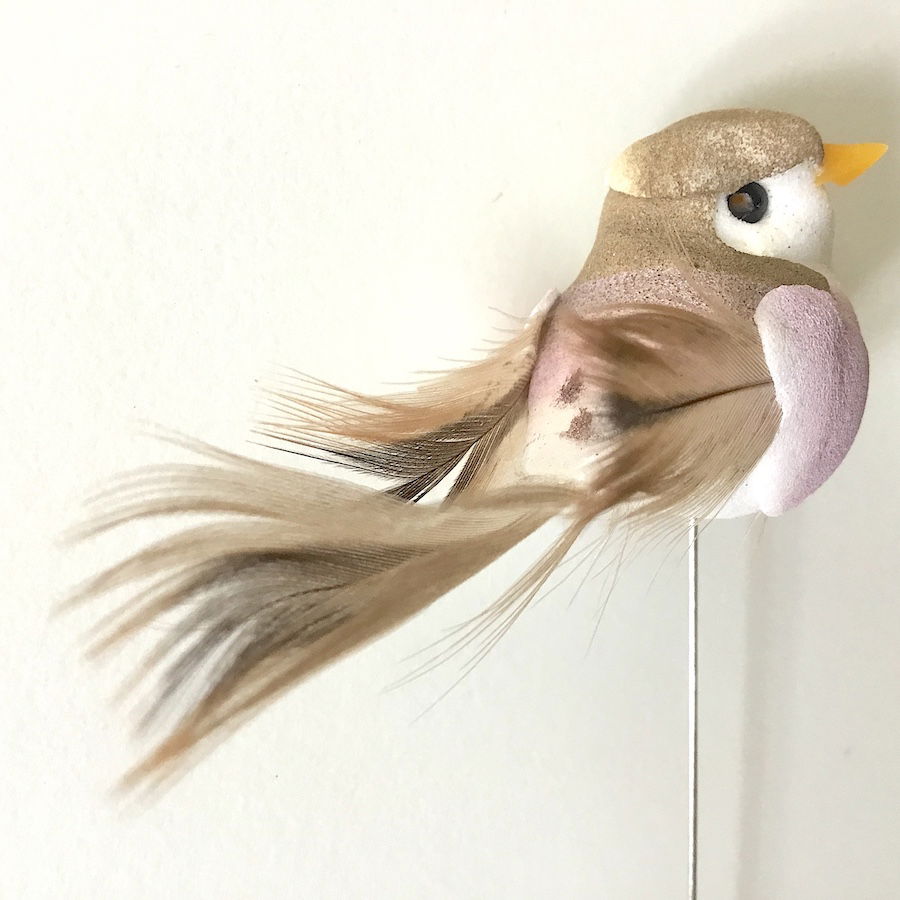 Lille bitte rosafarvet mini fug