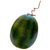 Kunstig meget naturtro vandmelon
