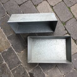 Zinkbakke rektangel 40cm