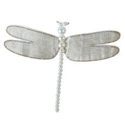 Perlefarvet guldsmed på clips