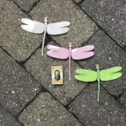 Limegrøn guldsmed på clips