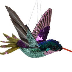 Kunstig turkis kolibri fugl