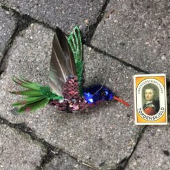 Alternative view of Kunstig rosa kolibri fugl