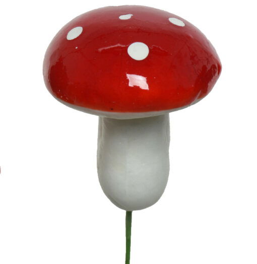 Rød paddehat Ø 3cm