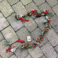 Alternative view of Smuk ranke med bær og kogler