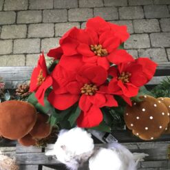 Alternative view of Kunstig julestjerne i potte