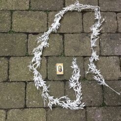 Alternative view of Lang frostet hvid bladranke