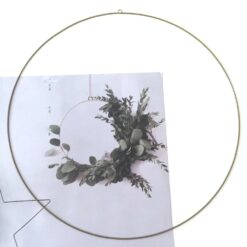 Alternative view of Guld metalring ø 40cm