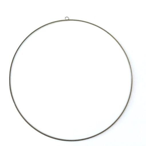 Lille sort metalring ø 30cm