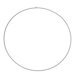 Stor sort metalring ø 50cm
